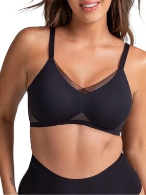 HoneyLove NWT Black Wire-Free Padded Bra sz XLarge